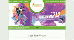 Desktop Screenshot of ekilibriumstudiodedanca.com.br
